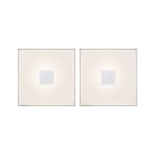 PAULMANN - LumiTiles Basic Set Square 10x10cm 2x0,8W 2700K 12V weiss Kst/Alu