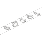 PAULMANN - Corduo Wire System Set RoundMac 5x4,5W Chr matt/Chrom 12V DC 60VA Kst 3000K