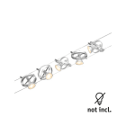 PAULMANN - Wire Set Cardan max5x10W GU5,3 Chrom matt/Chrom 12V DC 60VA Kunststoff/Metall