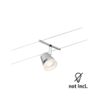 PAULMANN - Wire Systems DC Spot Cone max10W Chrom matt/Chrom GU5,3 12V DC Kst/Met