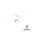 PAULMANN - Wire Systems DC Spot Cone max10W weiss matt/Chrom GU5,3 12V DC Kst/Met