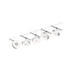 PAULMANN - Corduo Wire System DC Circle 5x5W Chr matt /Chrom 230V/12V DC 60VA Kst 3000K