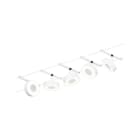 PAULMANN - Corduo Wire System DC Circle 5x5W Ws matt /Chrom 230V/12V DC 60VA Kst 3000K