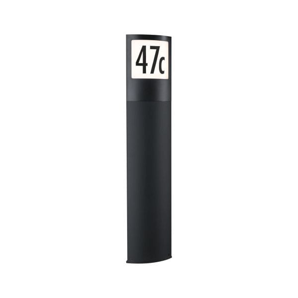 PAULMANN - Outdoor 230V Pollerleuchte Padea 3000K IP44 8,5W Bewegungsmelder anthrazit