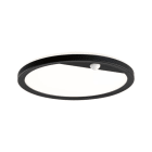 PAULMANN - Outdoor 230V Lamina Panel rund PIR schwarz IP44 14,5W 3000K