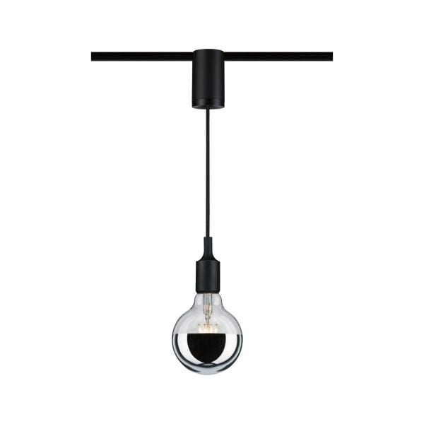 PAULMANN - URail Universal Pendel Adapter Schwarz matt 230V Metall/Kunststoff