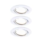 PAULMANN - EBL Set Base Zigbee Coin Dimmbar schwenkbar 3x430lm 230V Weiß
