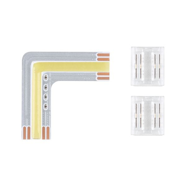 PAULMANN - MaxLED 1000 Stripe Edge Full-Line COB 90° Ecke 2700-6500K 0,65W 24V silber