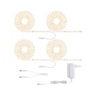 PAULMANN - SimpLED Strip Set 20m Warmweiß 48W 230/24V DC Weiß Metall Kst