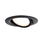 PAULMANN - EBL Set Nova Plus Coin dim IP65 rd schwb LED 1x6W 470lm 2700K Schwarz matt/Alu