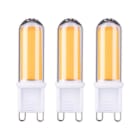 PAULMANN - LED Stiftsockel 3er Pack Glas G9 470lm 4,6W 2700K 230V