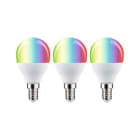 PAULMANN - LED ZB RGBW 3er Tropfen E14 470lm 2200K-6500K dim 230V