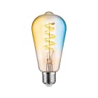 PAULMANN - LED ZB Fil TunW ST64 E27 600lm 2200K-5500K dim gold 230V