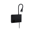PAULMANN - Halina WL LED 3W Schwarz USBC 230V Kunststoff/Metall
