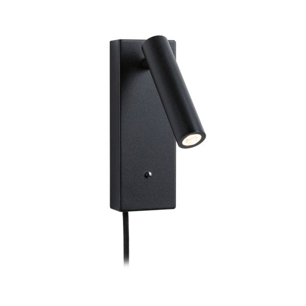 PAULMANN - Hulda WL LED 2,5W 3stepdim USBC Schwarz 230V Metall