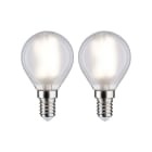 PAULMANN - LED Fil 2er Tropfen 470lm E14 4000K matt 4,5W 230V