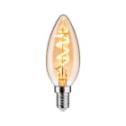 PAULMANN - LED Vint Kerze 150lm 4W 1800K gold dim E14 230V