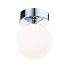 PAULMANN - WD Gove IP44 Deckenl LED 5W Satin/Chrom Glas/Metall