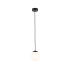 PAULMANN - WD Gove IP44 Pendel LED 9W Satin/Schwarz matt Glas/Metall