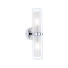 PAULMANN - WD Luena IP44 Wandl max 2x20W E14 Chrom 230V Glas/Metall