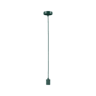 PAULMANN - Neordic Tilla Pendelleuchte max1x60W E27 Dunkelgrün 230V Stoff/Metall