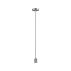 PAULMANN - Neordic Tilla Pendelleuchte max1x60W E27 Graualuminium 230V Stoff/Metall