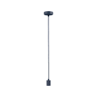 PAULMANN - Neordic Tilla Pendelleuchte max1x60W E27 Nachtblau 230V Stoff/Metall