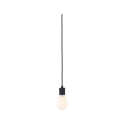 PAULMANN - Neordic Tilla Pendelleuchte inclStecker max20W E27 Graphitschwarz 230V Stoff/Met