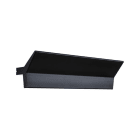 PAULMANN - Wallwasher Stine WL 3-step-dim LED 17W Schwarz matt 230V Alu