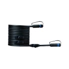 PAULMANN - Outdoor Plug & Shine Cable IP68 5m 1in-4out 2x1,5qmm Schwarz Kunststoff