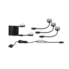 PAULMANN - Outdoor Plug & Shine Floor Set CH Starterset CH Silber Eds/Kst