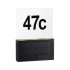 PAULMANN - Outdoor Solar Hausnummer Neda IP44 PIR Antrazit insect friendly