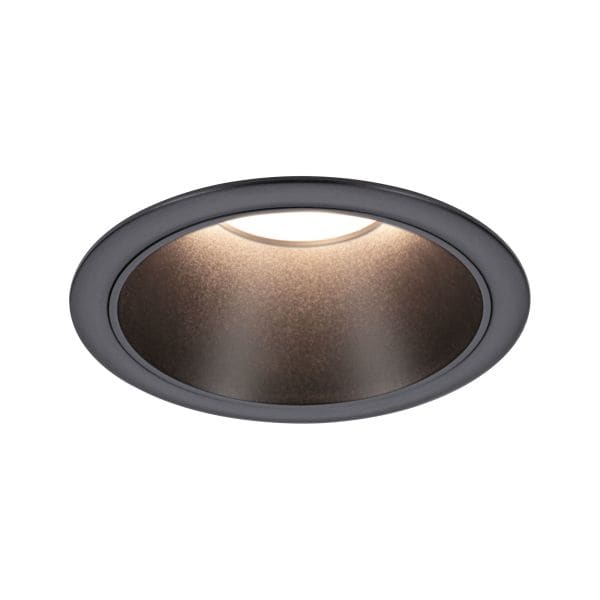 PAULMANN - EBL Set Cole Coin 3StepDim rd starr LED 1x6W 2700K 230V schwarz/schwarz matt