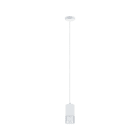 PAULMANN - LED Pendelleuchte Kame 9W Klar, Signalweiß