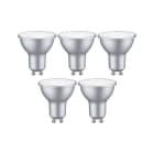 PAULMANN - LED GU10 5er Pack 460lm 4000K 4,9W RAL 9006 230V