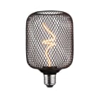 PAULMANN - LED Metallic Glow Zylinder Schwarz E27 160lm 4W 1800K 3-step-dim 230V