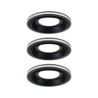 PAULMANN - EBL Set Sormus IP65 rund LED 3x560lm 3000K 6,5W 230V schwarz