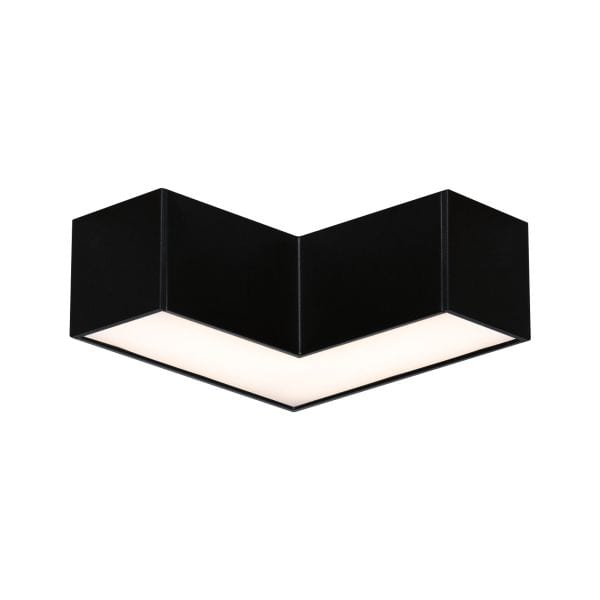 PAULMANN - Linion Lichtkanal Ecke 90° 3,5W 3000K 24V RAL 9004 Signalschwarz