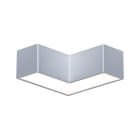 PAULMANN - Linion Lichtkanal Ecke 90° 3,5W 3000K 24V RAL 9006 Weißaluminium
