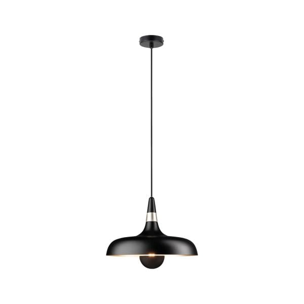 PAULMANN - Juna Pendelleuchte 340mm max.1x20W E27 Schwarz Gold 230V Met