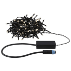 PAULMANN - Outdoor Plug & Shine Lichterkette Yuna 10m 3000K IP44