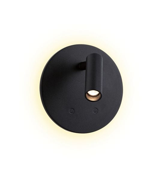 PAULMANN - WD Kiora Mobile Wandleuchte dim  __W Schwarz Kunststoff/Metall