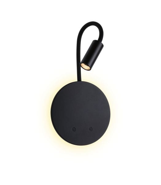 PAULMANN - WD Miora Mobile Wandleuchte dim __W Schwarz Kunststoff/Metall