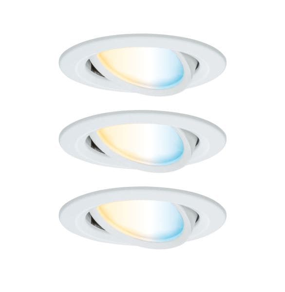PAULMANN - EBL Set Nova ZB Coin TW schw 3x6W ws