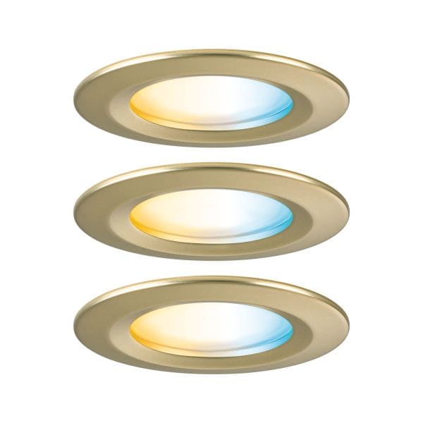PAULMANN - EBL Set Nova ZB Coin TW starr 3x6W Gd