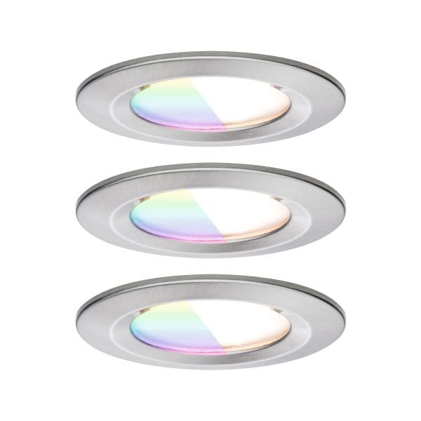 PAULMANN - EBL Set Nova ZB Coin RGBW star 3x6W Es