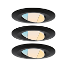 PAULMANN - EBL Calla WhiteSwitch rd schw 3x550lm