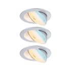 PAULMANN - EBL Aumus schw 3x750lm 27-6500K Ch m