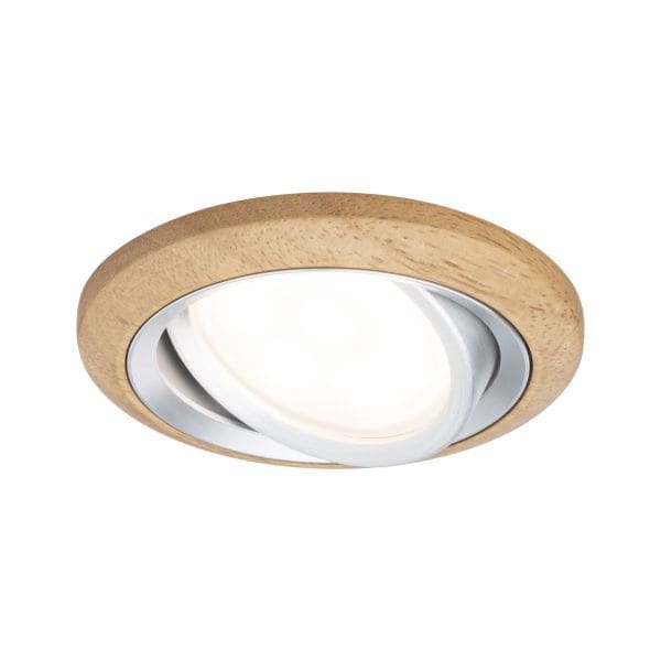 PAULMANN - EBL Set Lanati Coin 1x6W schw Holz Alu