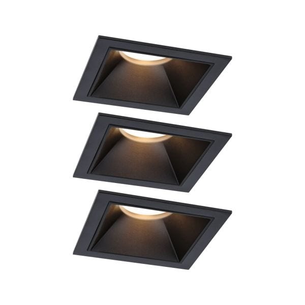 PAULMANN - EBL Cole Coin 3StepDim eck 3x6W sz/sz